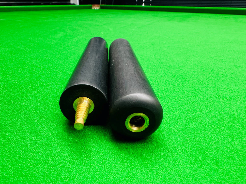 1066 Billiards 6" Mini Butt with Female Extension Thread V2 High Grade Black