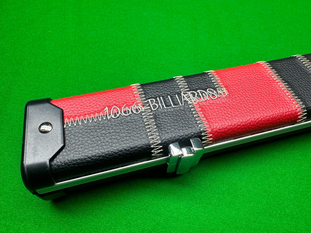 1066 Billiards Halo Cue Case Red and Black