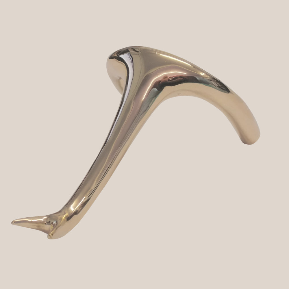 Brass Goose Neck Rest Head