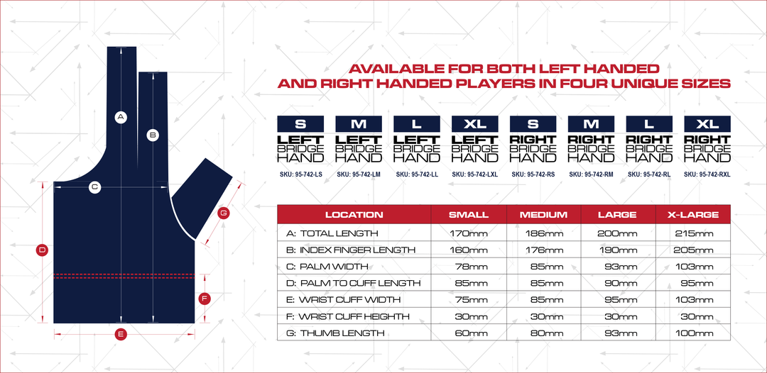 Cuetec Axis Glove – Navy